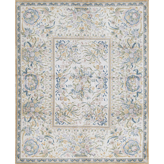 RENAISSANCE SAVONNERIE S145I IVORY 8' X 10'1"