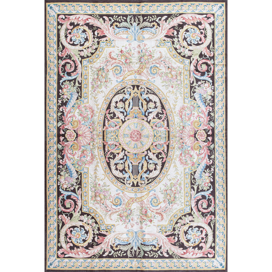RENAISSANCE SAVONNERIE SAV25 IVORY / BROWN 11'1" X 16'2"