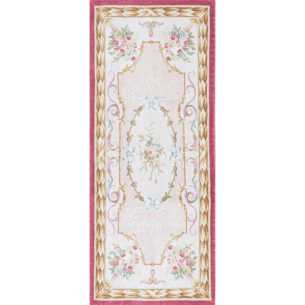 RENAISSANCE SAVONNERIE SAV-3 PEACH / RED 2'9" X 5'1"