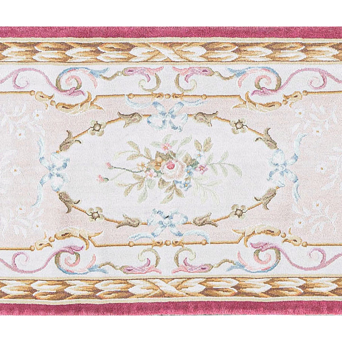 RENAISSANCE SAVONNERIE SAV-3 PEACH / RED 3' X 7'1"