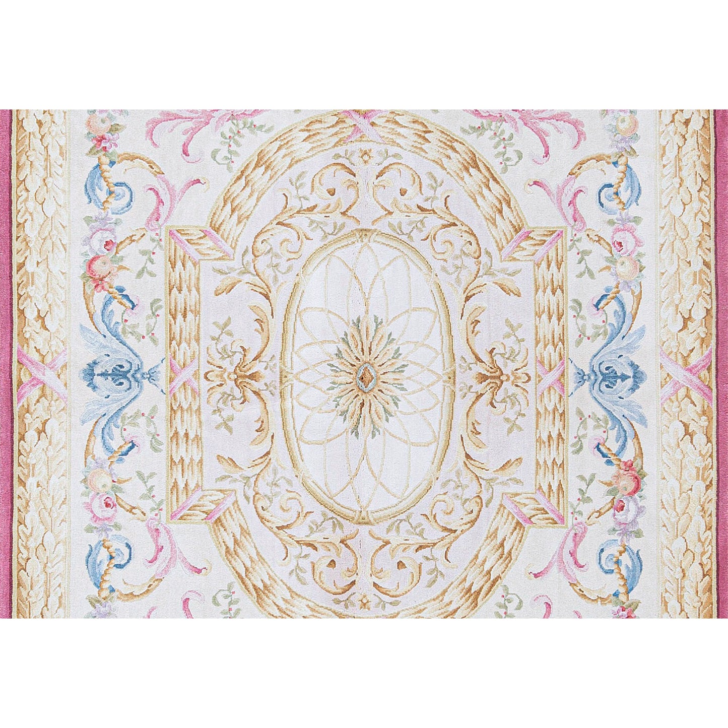 RENAISSANCE SAVONNERIE S-11R IVORY / RED 6' X 9'1"