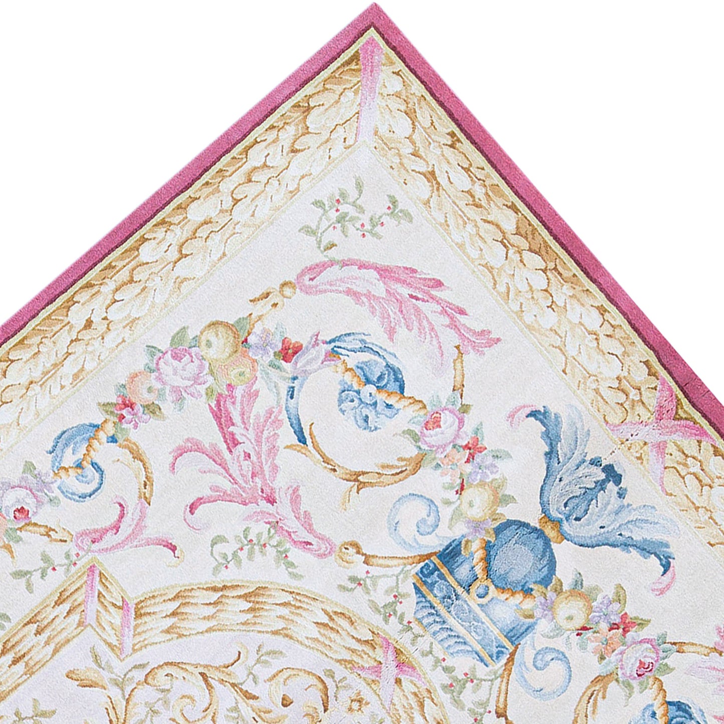 RENAISSANCE SAVONNERIE S-11R IVORY / RED 6' X 9'1"