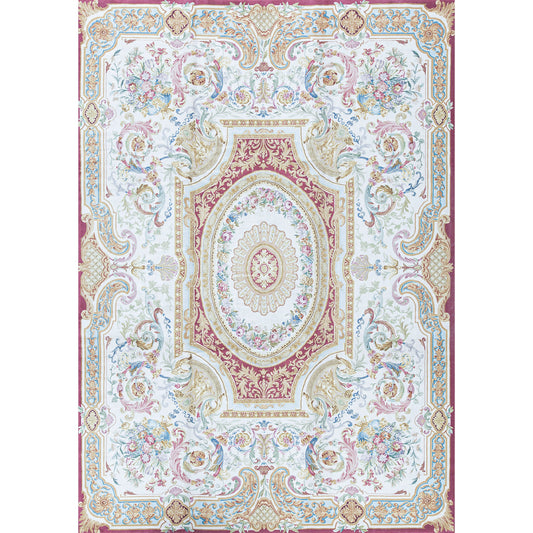 RENAISSANCE SAVONNERIE S236R IVORY / RED 10' X 14'1"