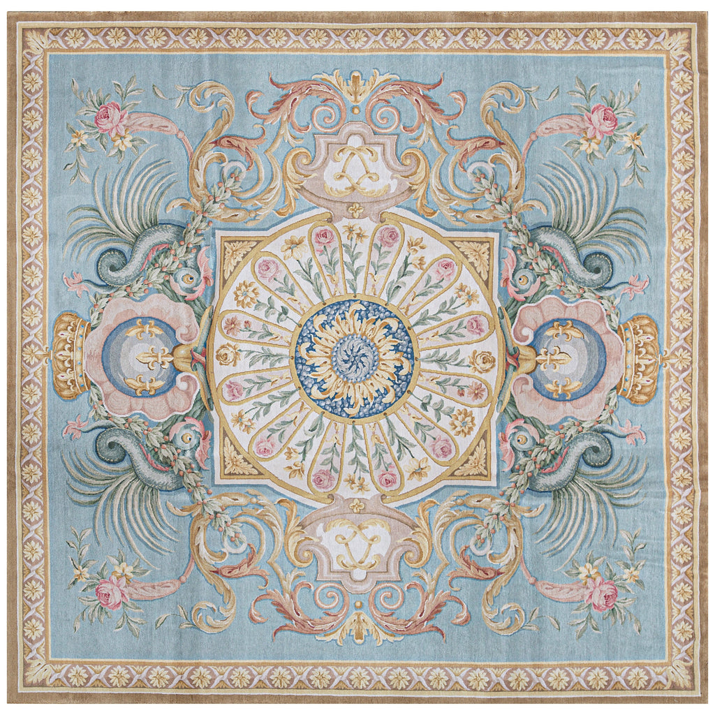 RENAISSANCE SAVONNERIE S157G BLUE 10' X 10'1"