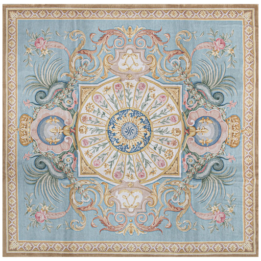 RENAISSANCE SAVONNERIE S157G BLUE 10' X 10'1"