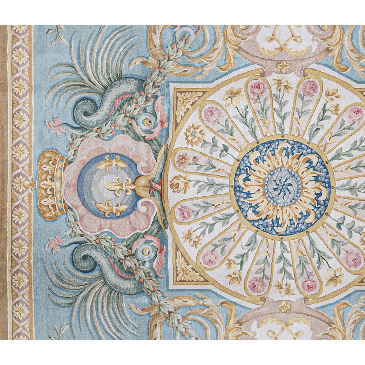 RENAISSANCE SAVONNERIE S157G BLUE 10' X 10'1"