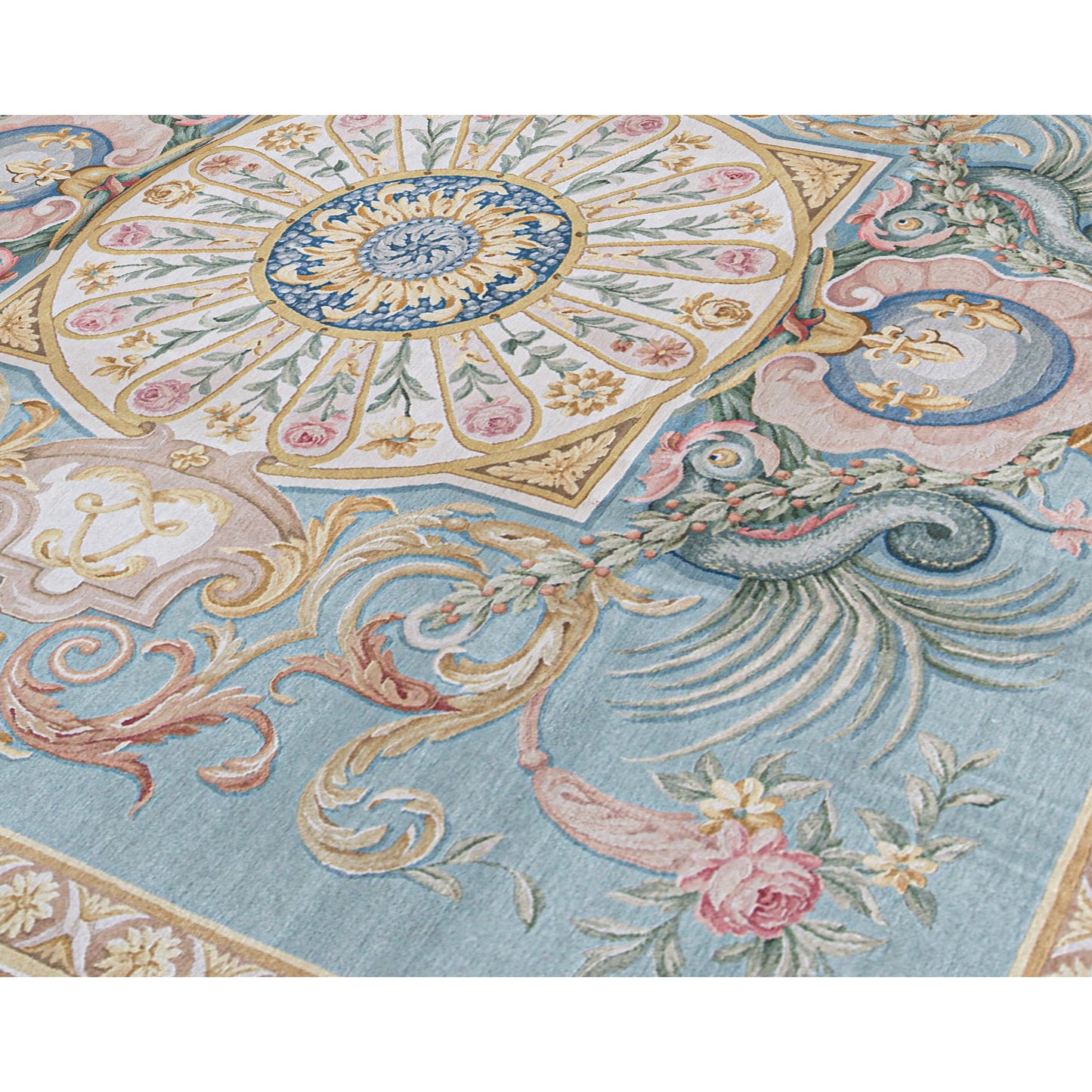 RENAISSANCE SAVONNERIE S157G BLUE 10' X 10'1"