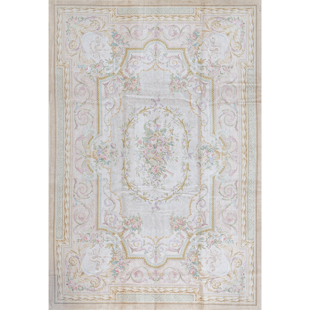 RENAISSANCE SAVONNERIE S-3-I IVORY / BEIGE 9'9" X 13'10"