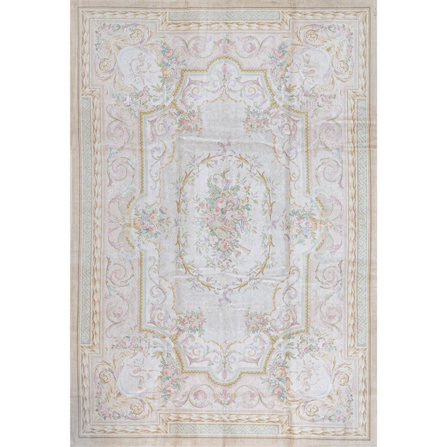 RENAISSANCE SAVONNERIE S-3-I IVORY / BEIGE 9'9" X 13'10"