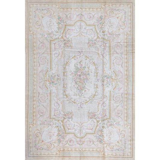 RENAISSANCE SAVONNERIE S-3-I IVORY / BEIGE 9'9" X 13'10"