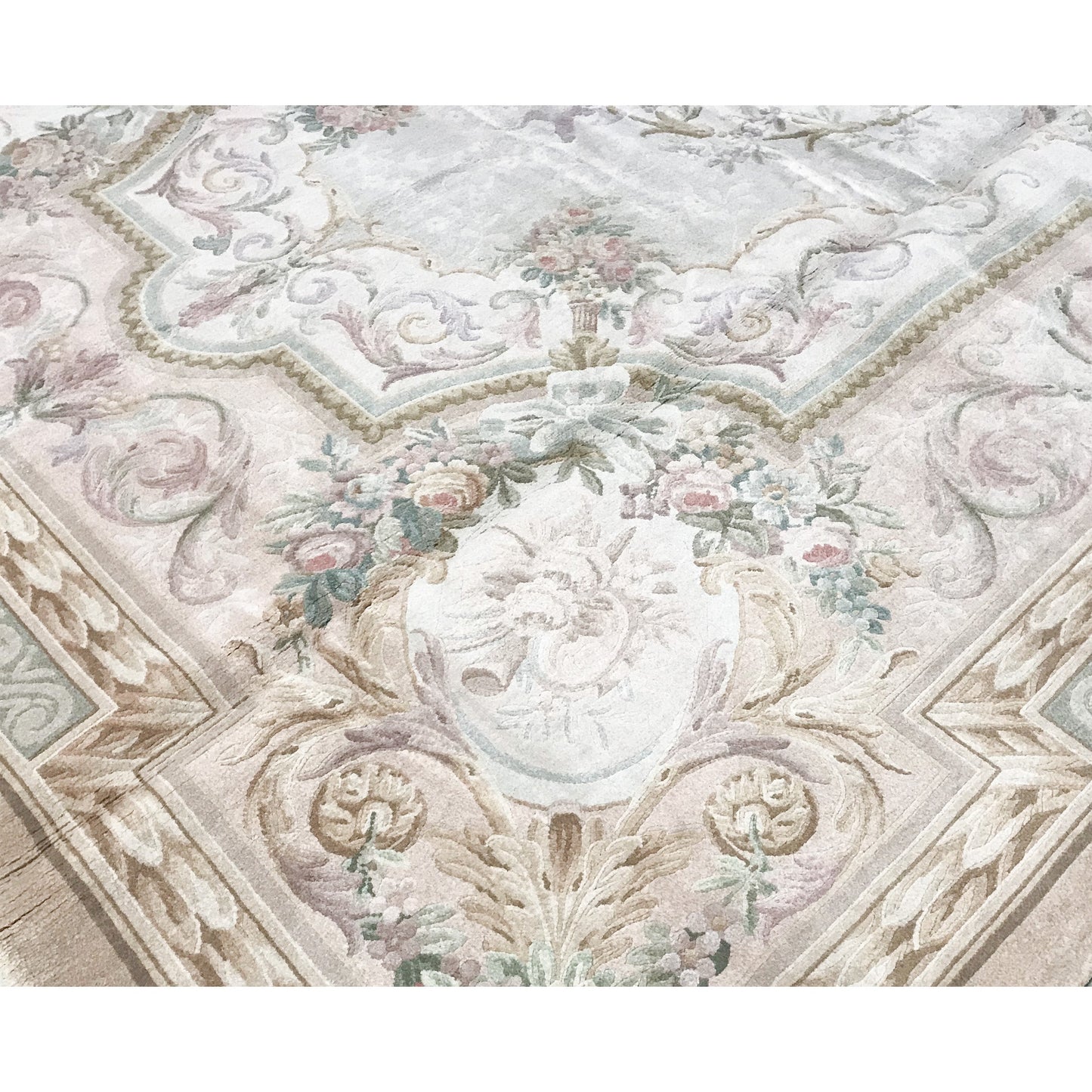 RENAISSANCE SAVONNERIE S-3-I IVORY / BEIGE 9'9" X 13'10"