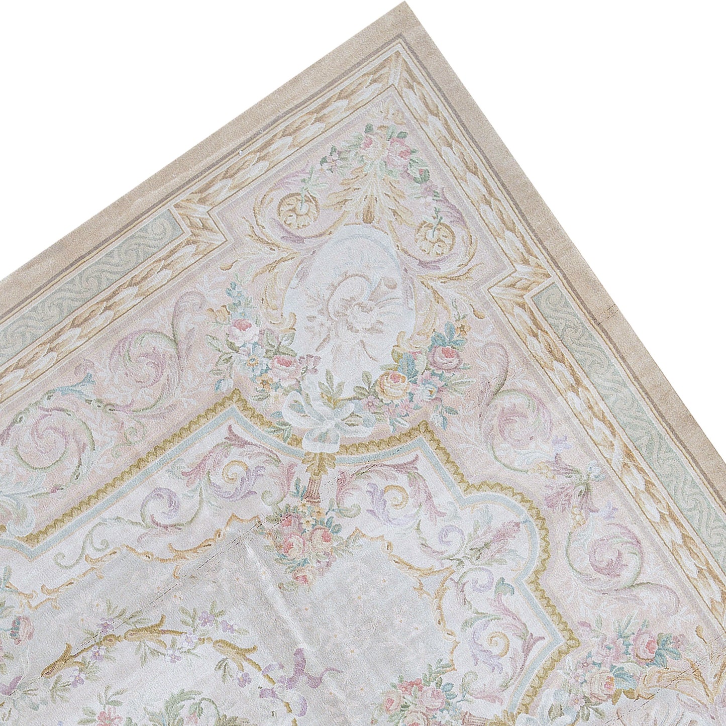 RENAISSANCE SAVONNERIE S-3-I IVORY / BEIGE 9'9" X 13'10"