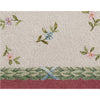 RENAISSANCE SAVONNERIE S-7-- IVORY, ROSE 6' X 9'1"