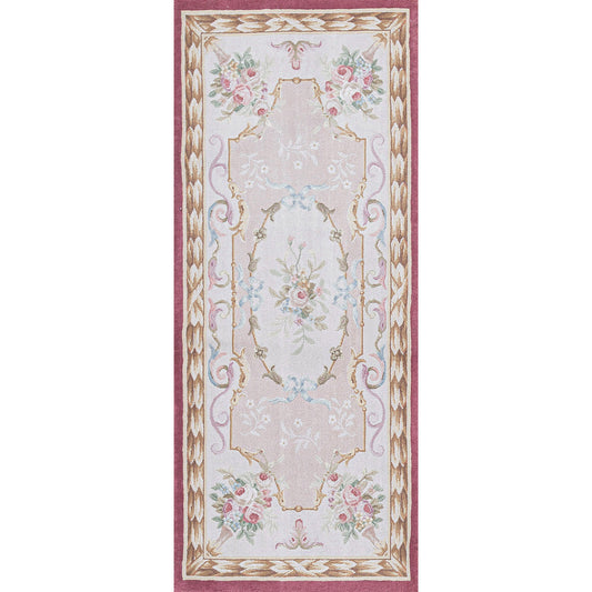 RENAISSANCE SAVONNERIE SAV-3 IVORY / RED 3' X 7'1"