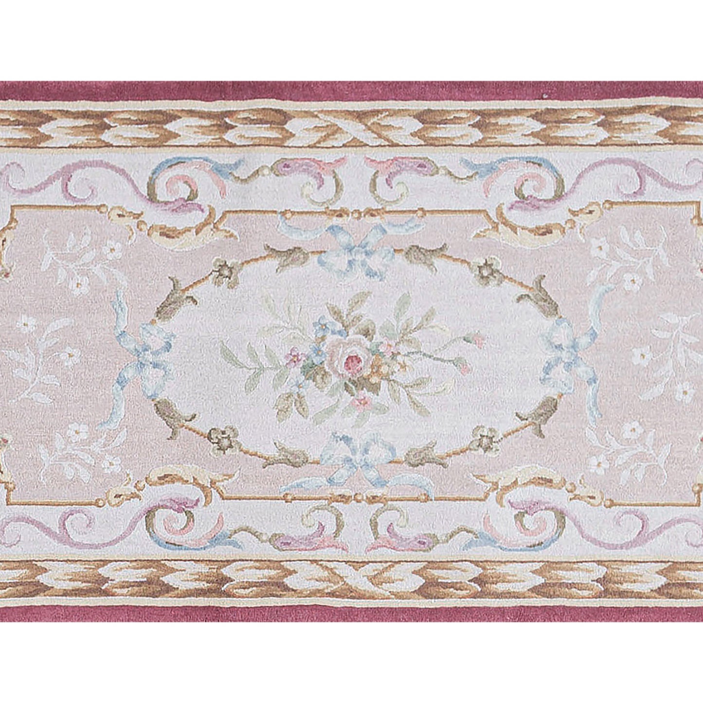 RENAISSANCE SAVONNERIE SAV-3 IVORY / RED 3' X 7'1"