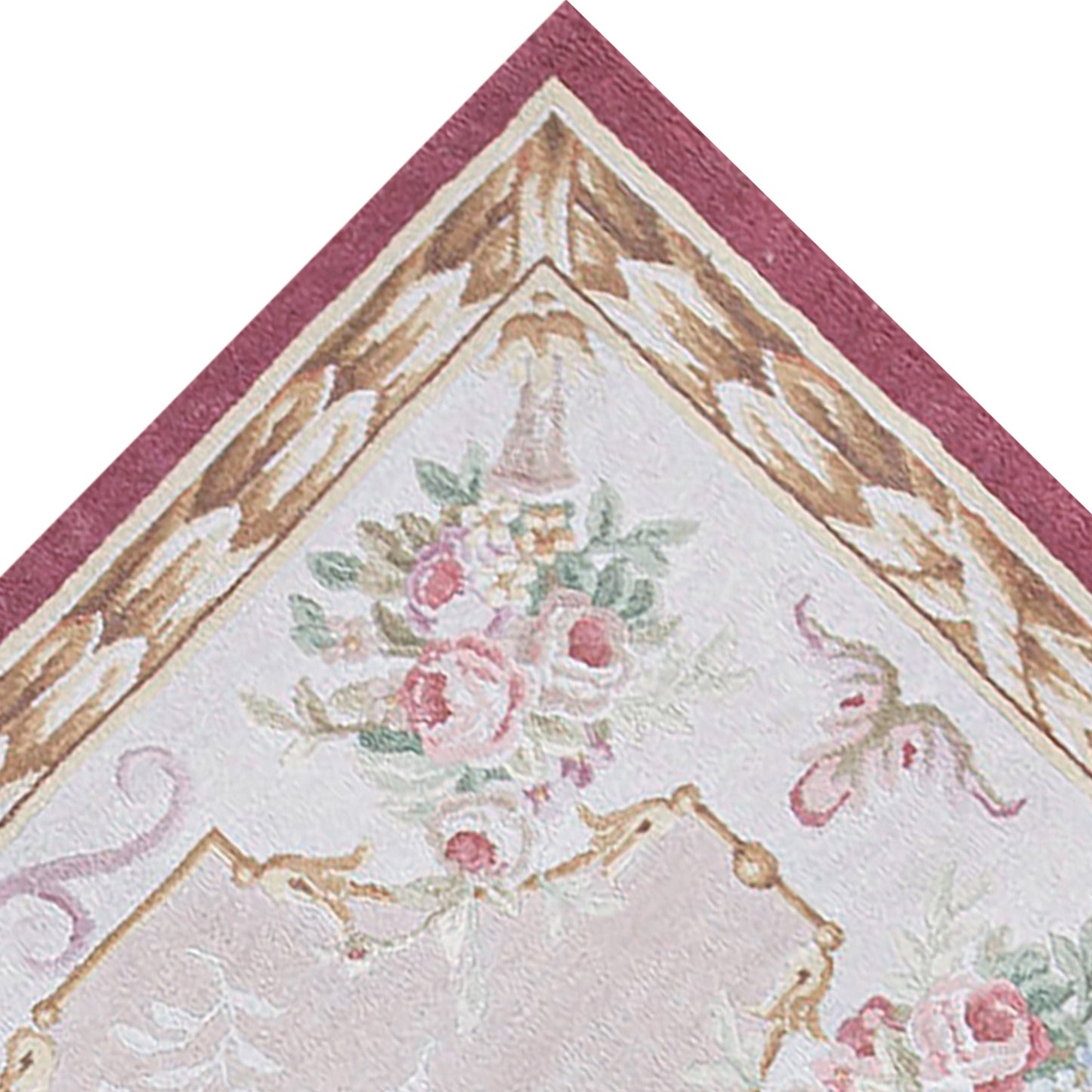 RENAISSANCE SAVONNERIE SAV-3 IVORY / RED 3' X 7'1"