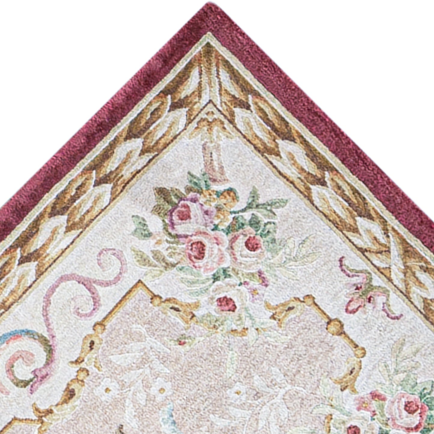 RENAISSANCE SAVONNERIE SAV-3 PEACH / RED 3' X 5'
