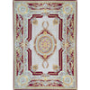 RENAISSANCE SAVONNERIE S-186 IVORY / RED 10'1" X 14'1"