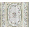 RENAISSANCE SAVONNERIE S-72- IVORY / LIGHT GREEN 6'1" X 9'1"