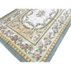 RENAISSANCE SAVONNERIE S-72- IVORY / LIGHT GREEN 6'1" X 9'1"