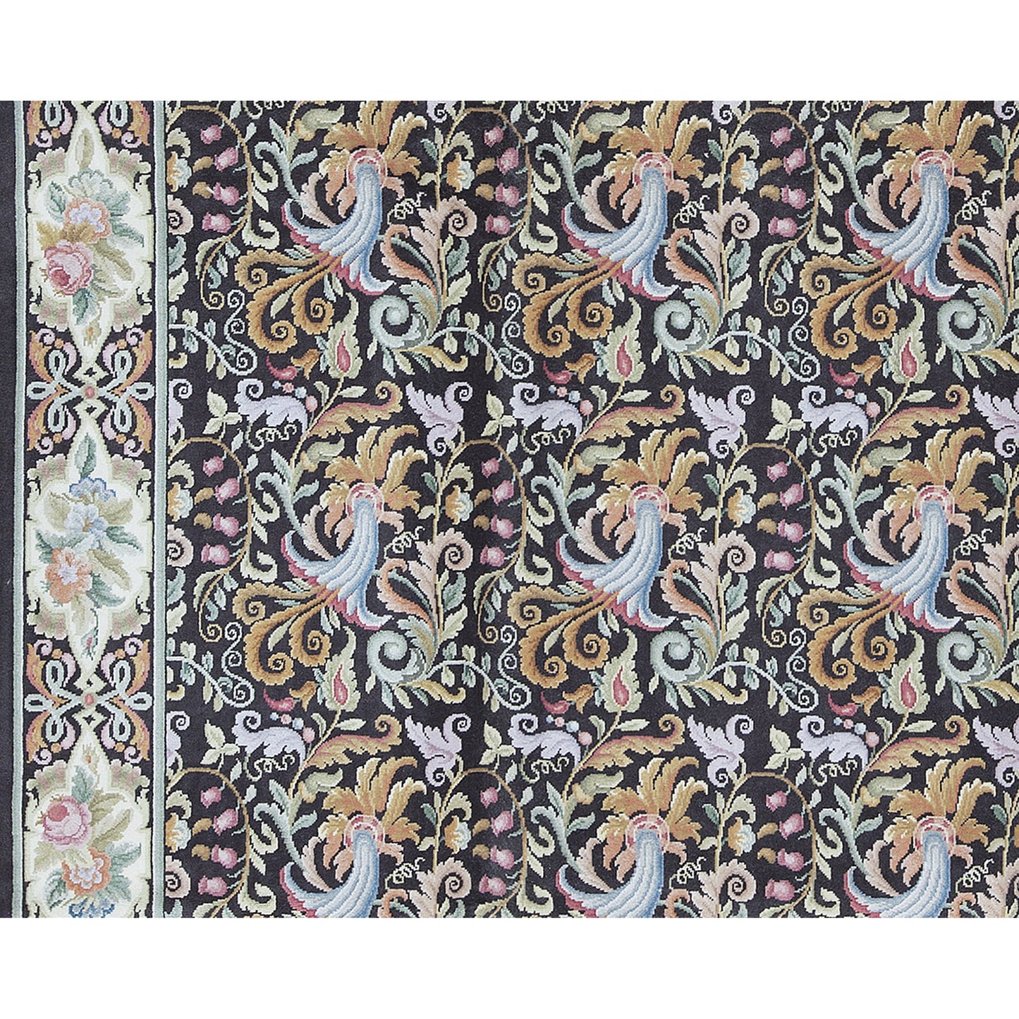 RENAISSANCE SAVONNERIE S-78B BROWN / IVORY 9' X 12'1"