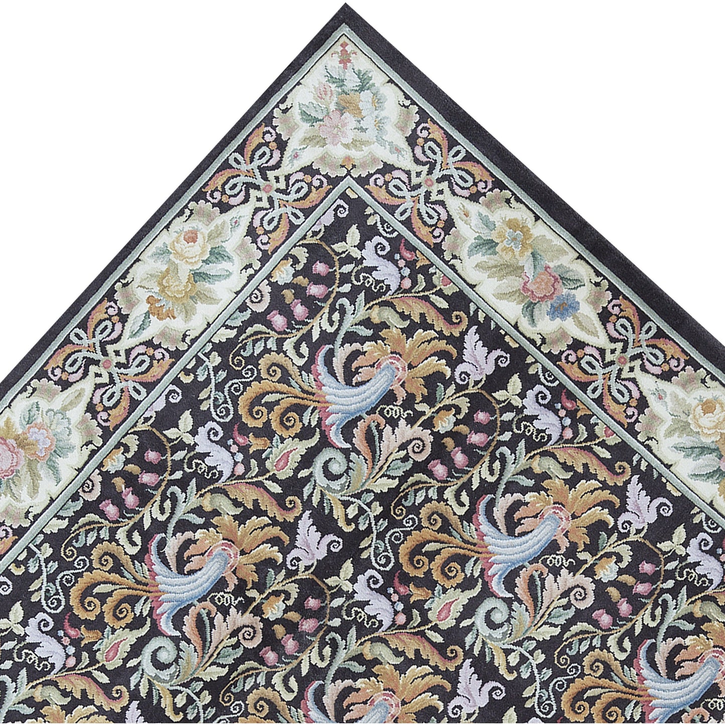 RENAISSANCE SAVONNERIE S-78B BROWN / IVORY 9' X 12'1"