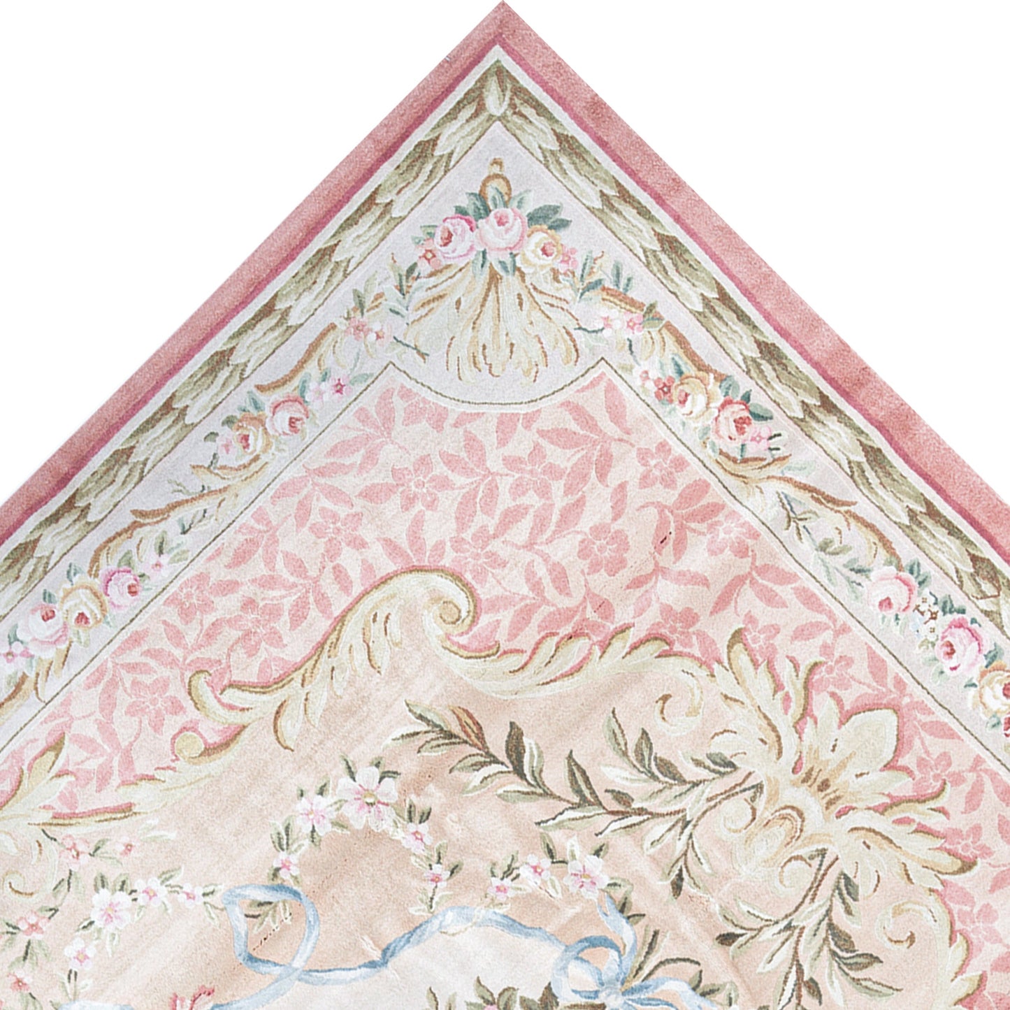 RENAISSANCE SAVONNERIE SAV87 BEIGE / ROSE 9' X 12'2"