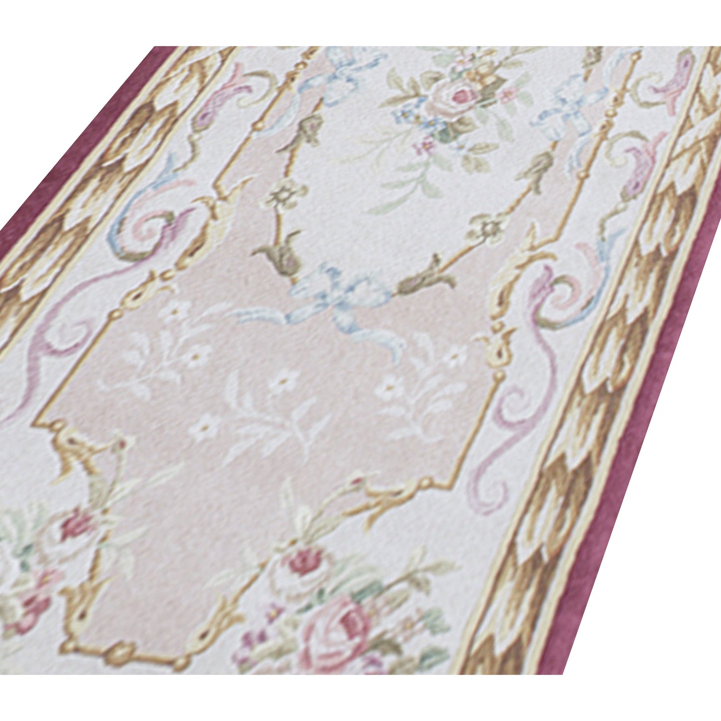 RENAISSANCE SAVONNERIE SAV-3 IVORY / RED 3' X 7'1"