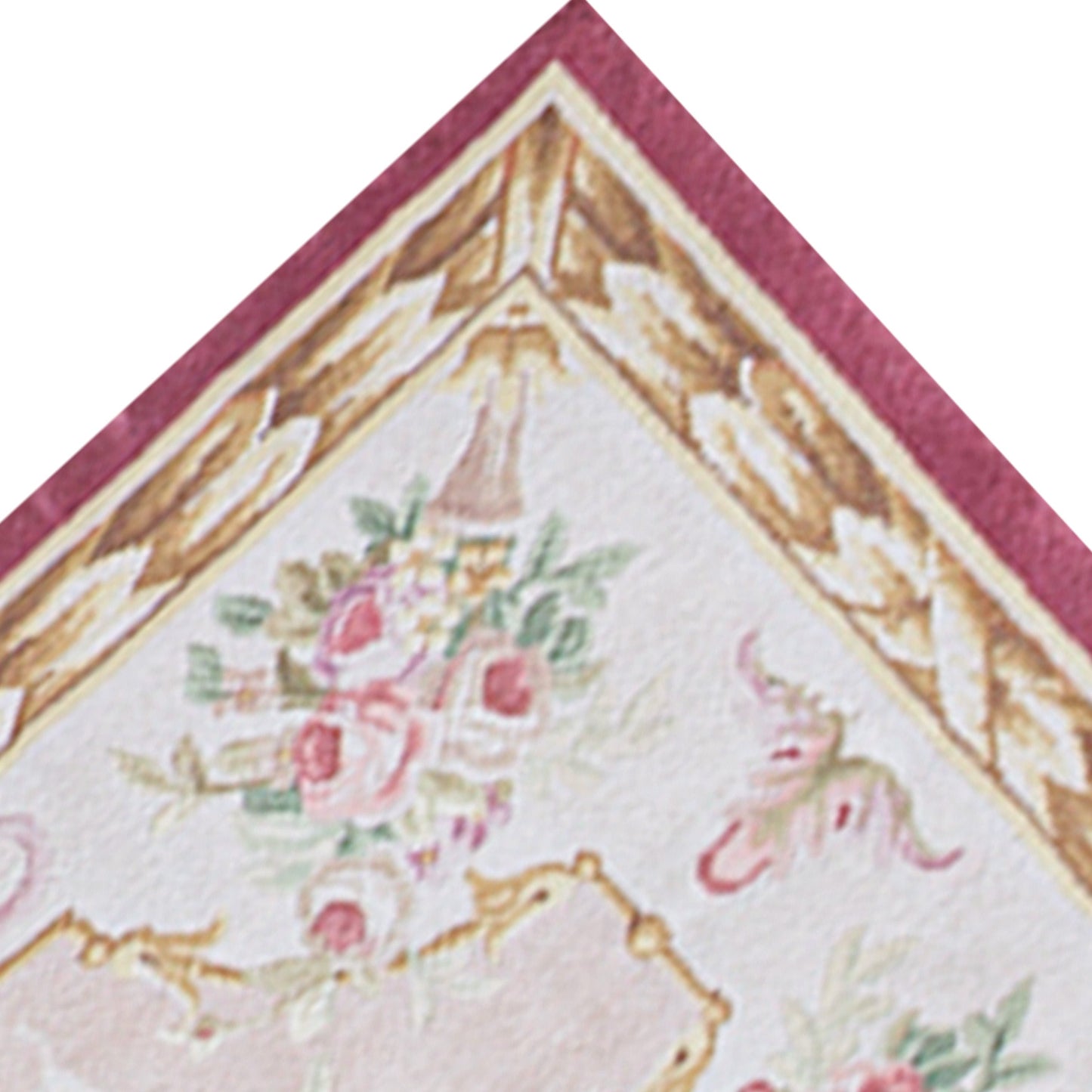 RENAISSANCE SAVONNERIE SAV-3 IVORY / RED 3' X 7'1"