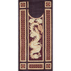 RENAISSANCE SAVONNERIE S-278 WINE / BROWN 3'3" X 6'8"