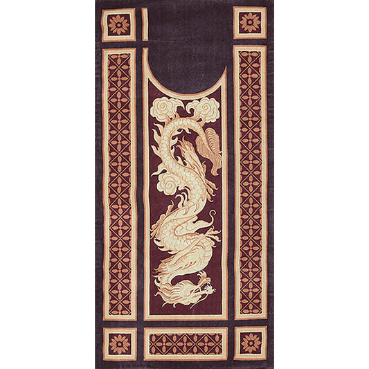 RENAISSANCE SAVONNERIE S-278 WINE / BROWN 3'3" X 6'8"