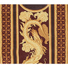 RENAISSANCE SAVONNERIE S-278 WINE / BROWN 3'3" X 6'8"