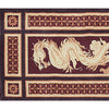 RENAISSANCE SAVONNERIE S-278 WINE / BROWN 3'3" X 6'8"
