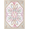 RENAISSANCE SAVONNERIE S-240 IVORY / GREEN 3'6" X 5'