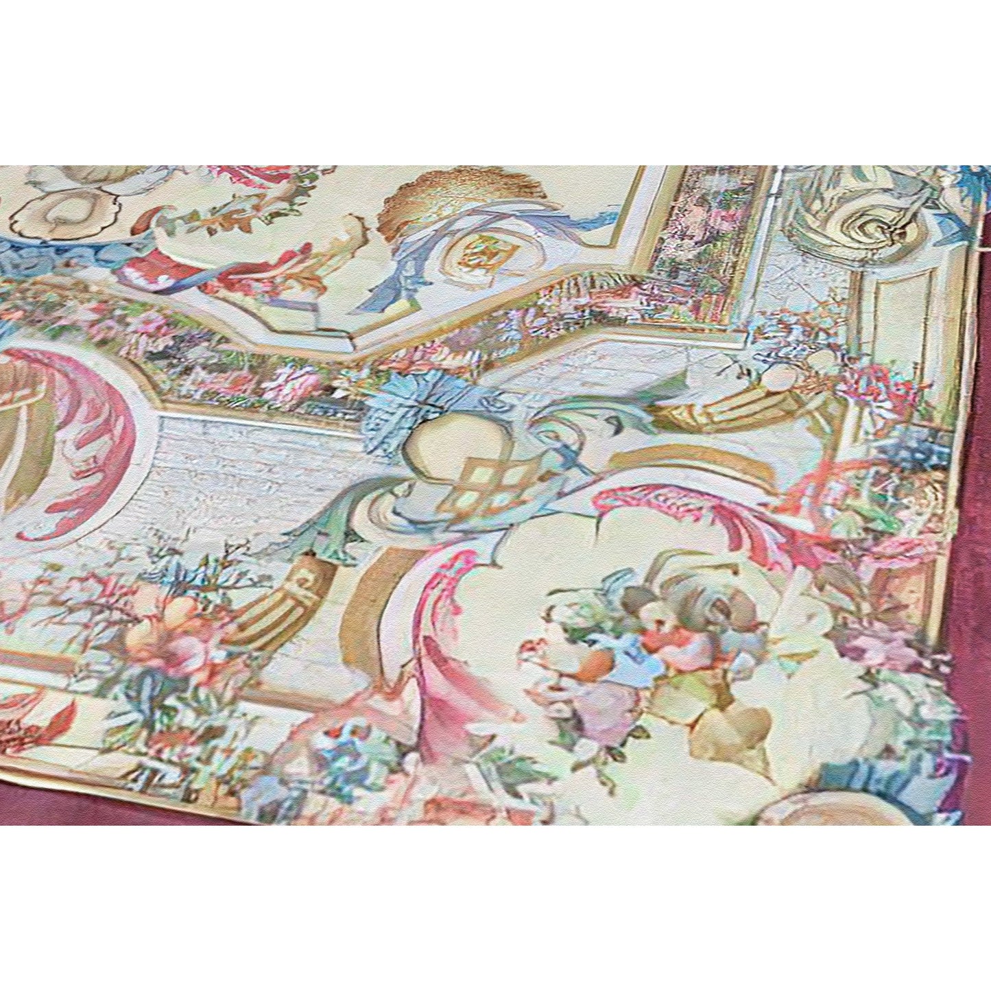 RENAISSANCE SAVONNERIE S-114 BEIGE / ROSE 11' X 16'1"