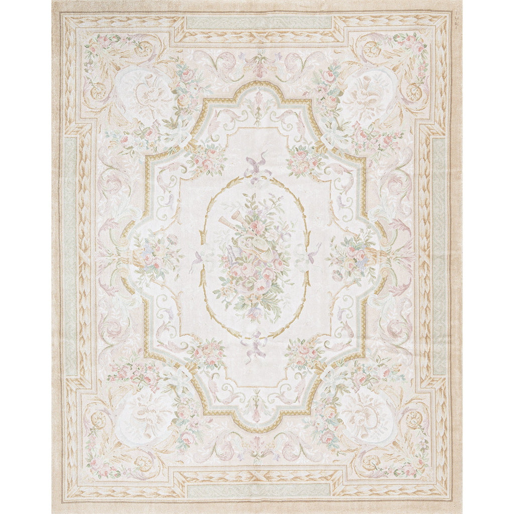 RENAISSANCE SAVONNERIE S-3-I BEIGE / IVORY 8'2" X 10'1"