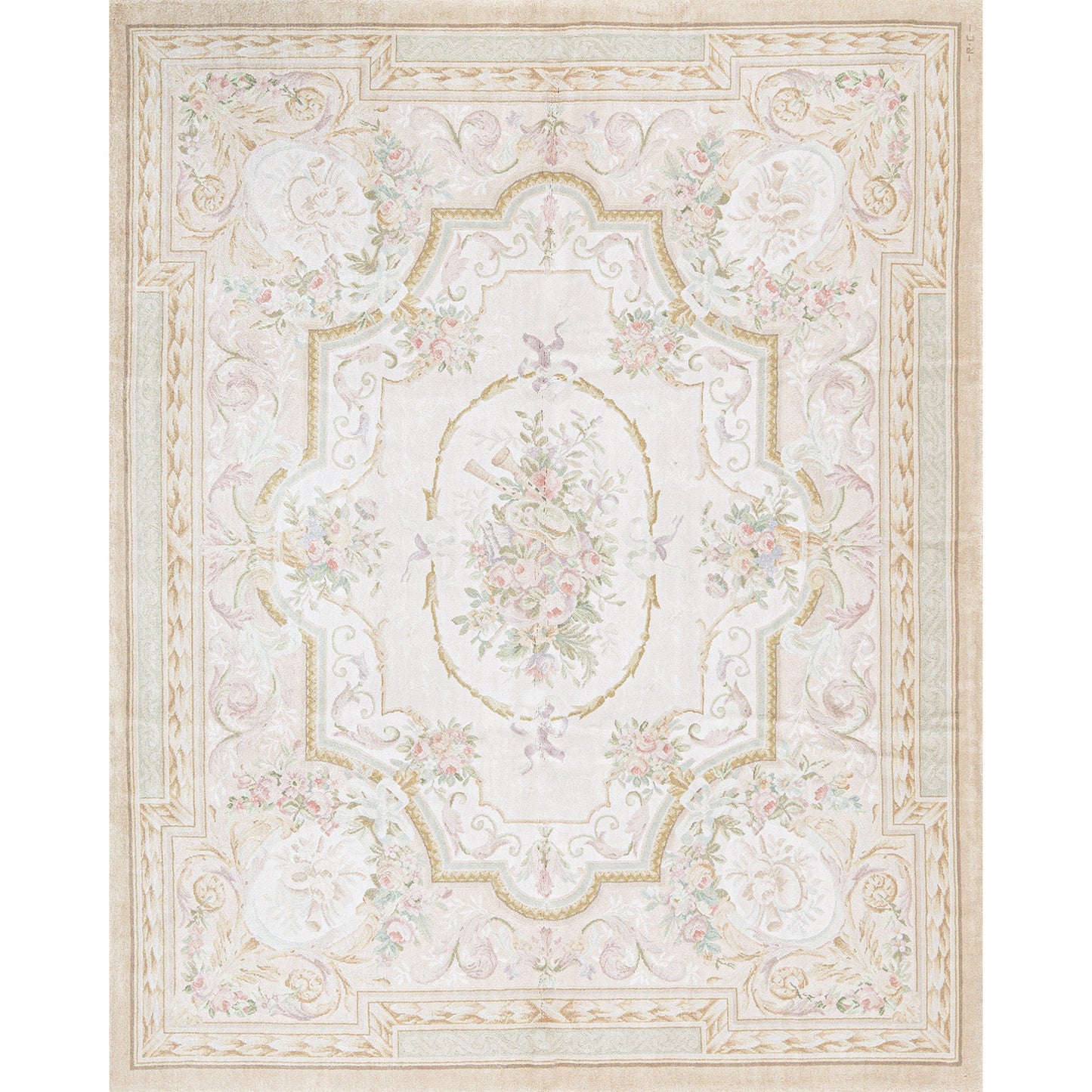 RENAISSANCE SAVONNERIE S-3-I BEIGE / IVORY 8'2" X 10'1"
