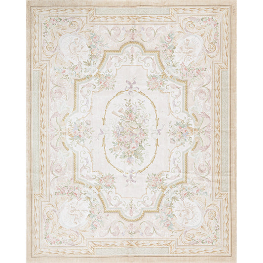 RENAISSANCE SAVONNERIE S-3-I BEIGE / IVORY 8'2" X 10'1"