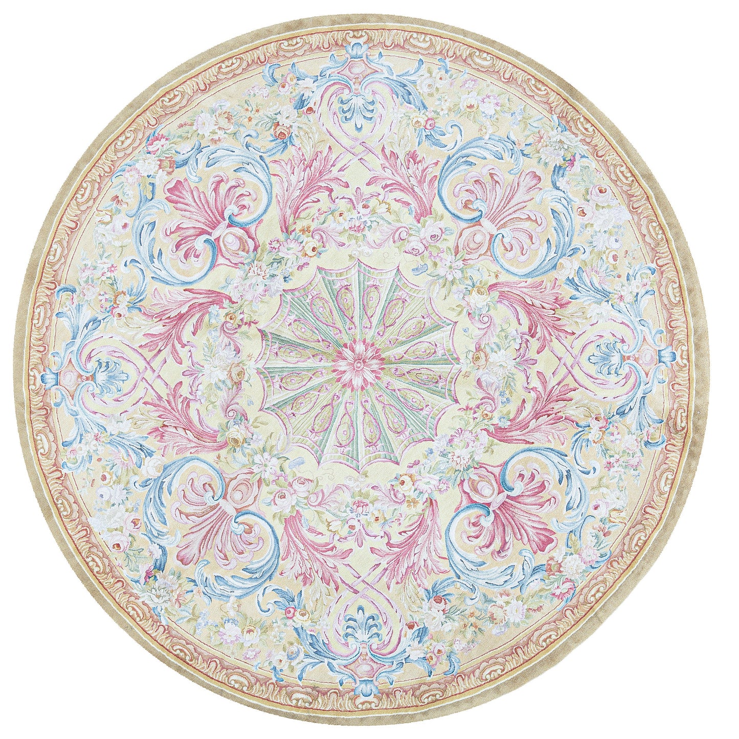RENAISSANCE SAVONNERIE S-162 GOLD 10'3" X 10'3"