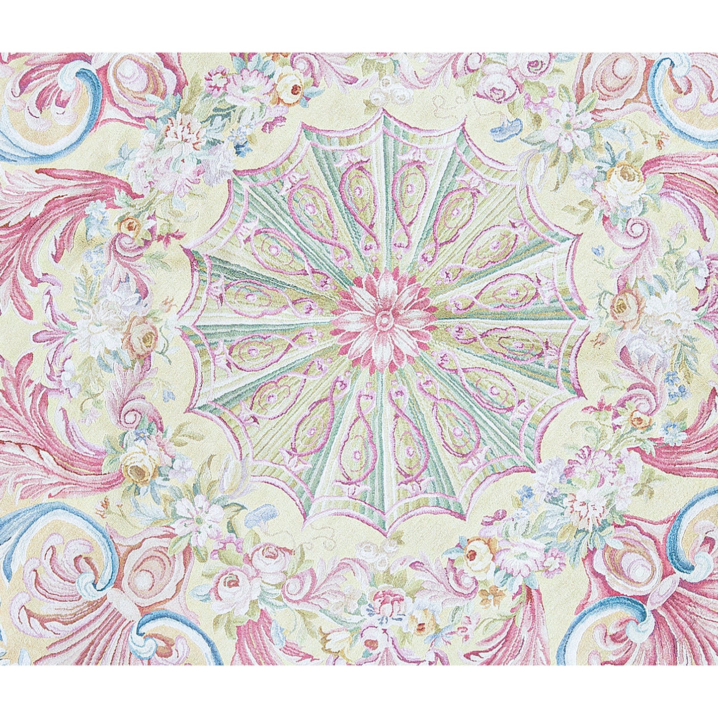 RENAISSANCE SAVONNERIE S-162 GOLD 10'3" X 10'3"