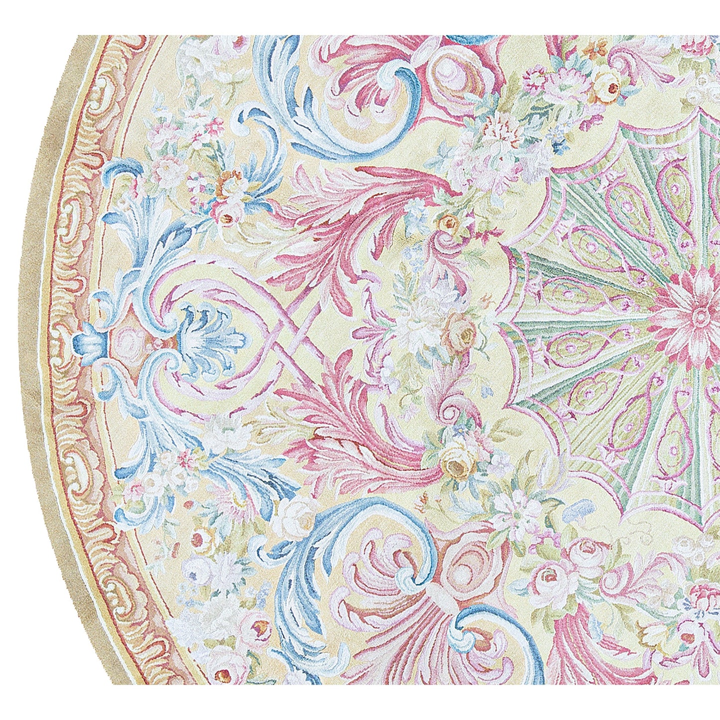 RENAISSANCE SAVONNERIE S-162 GOLD 10'3" X 10'3"