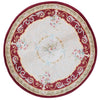 RENAISSANCE SAVONNERIE S-3RS IVORY / RED 5' X 5'