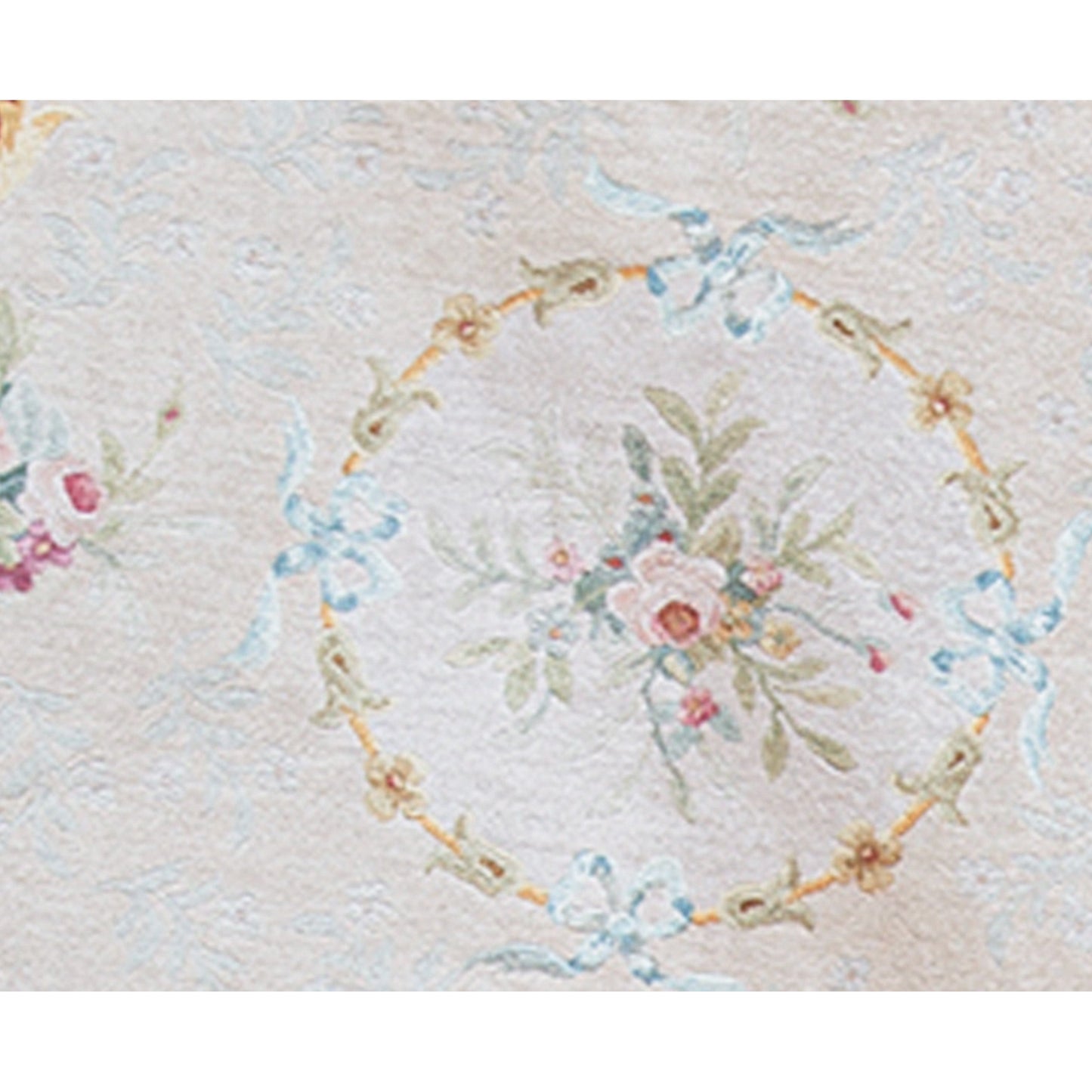 RENAISSANCE SAVONNERIE S-3RS IVORY / RED 5' X 5'
