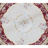 RENAISSANCE SAVONNERIE S-3RS IVORY / RED 5' X 5'