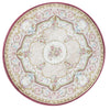 RENAISSANCE SAVONNERIE S-3-R PEACH / RED  9' X 9'