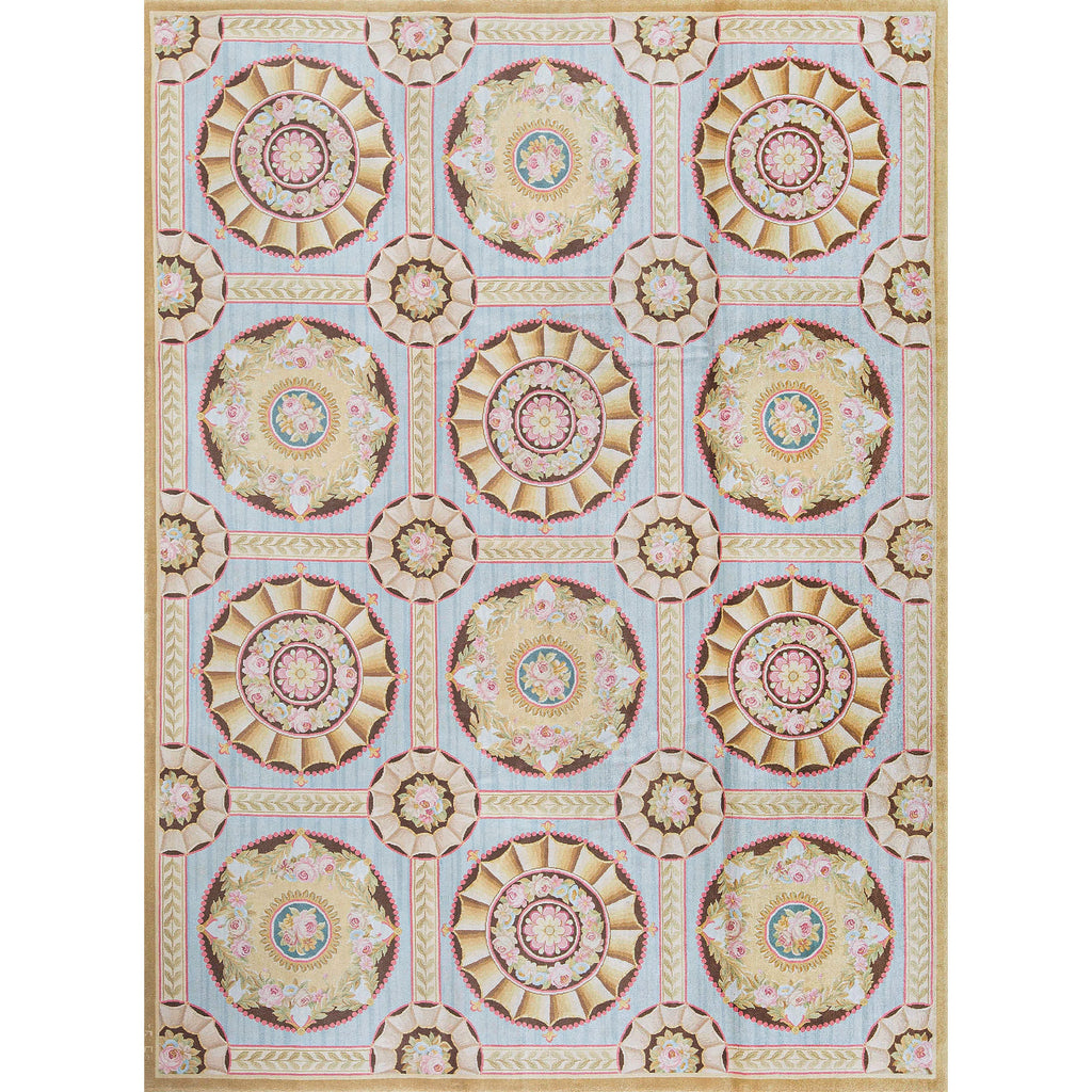 RENAISSANCE SAVONNERIE S-02- GOLD 9' X 12'
