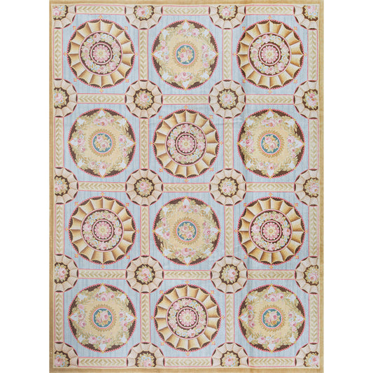 RENAISSANCE SAVONNERIE S-02- GOLD 9' X 12'