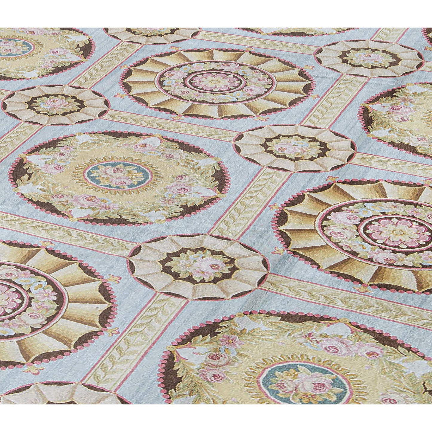 RENAISSANCE SAVONNERIE S-02- GOLD 9' X 12'