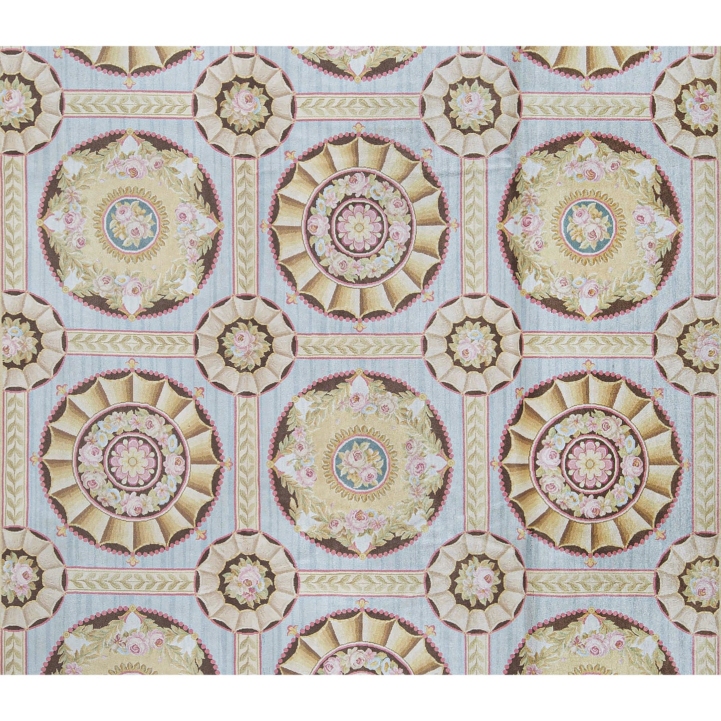 RENAISSANCE SAVONNERIE S-02- GOLD 9' X 12'