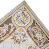 RENAISSANCE SAVONNERIE S-249 IVORY / BROWN 2'10" X 8'